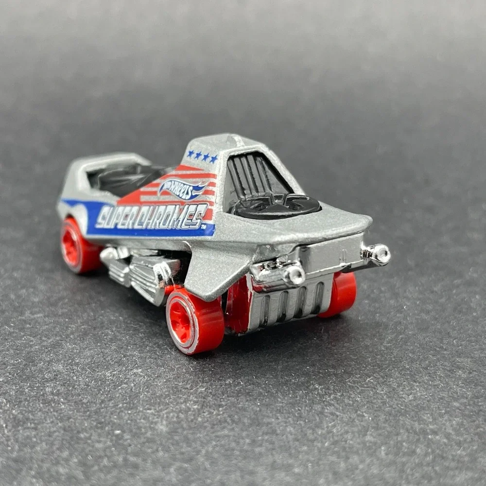 Hot Wheels Super Chromes Hover & Out Silver Vehicle Diecast 1/64 Scale